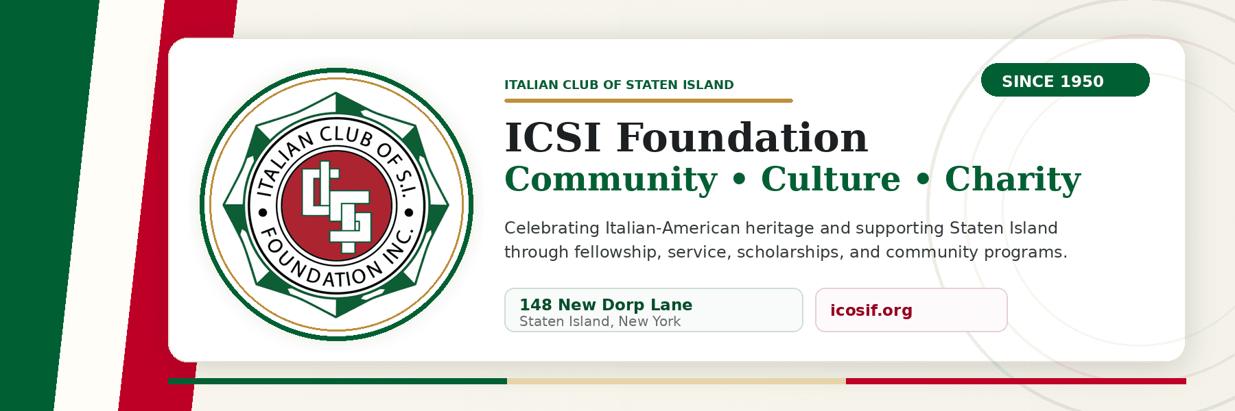 ICSI Foundation - Community, Culture, Charity